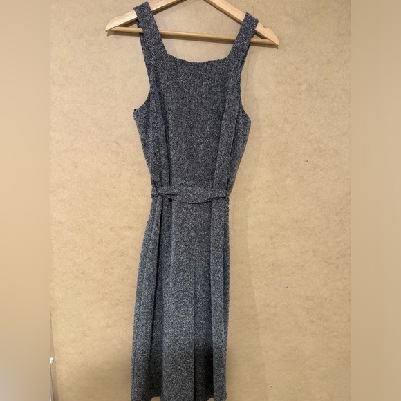 Marks & Spencer| M&S GREY MIX TEXTURED BELTED JUMPSUIT WIDE LEG - Picture 4 of 8